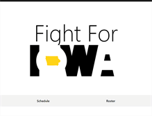 Tablet Screenshot of fightforiowa.com